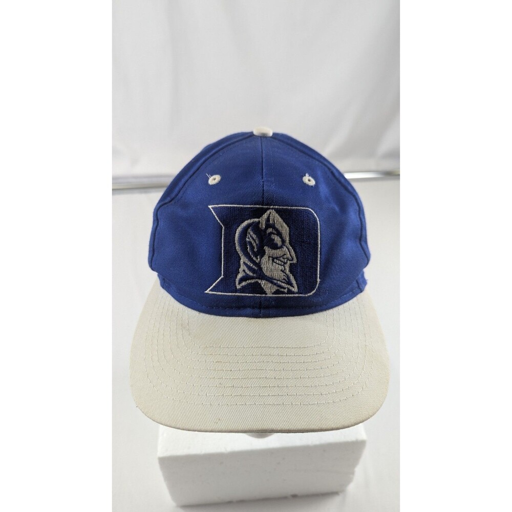 Duke Blue Devils Vintage 90s Competitor Logo 7 Cap Hat Side Spellout Snapback